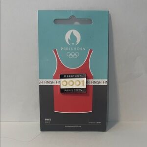 Paris 2024 Marathon Collectible Pin